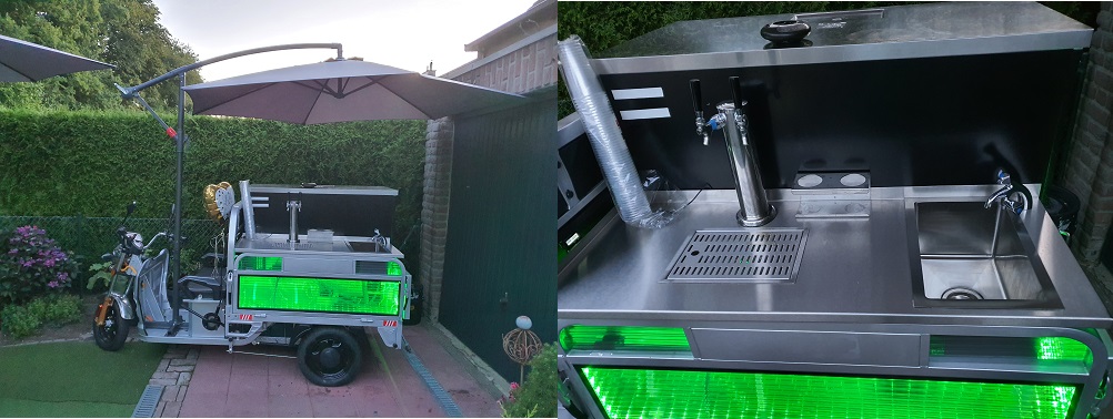 Biermobil gebaut von gastro-blechdesign