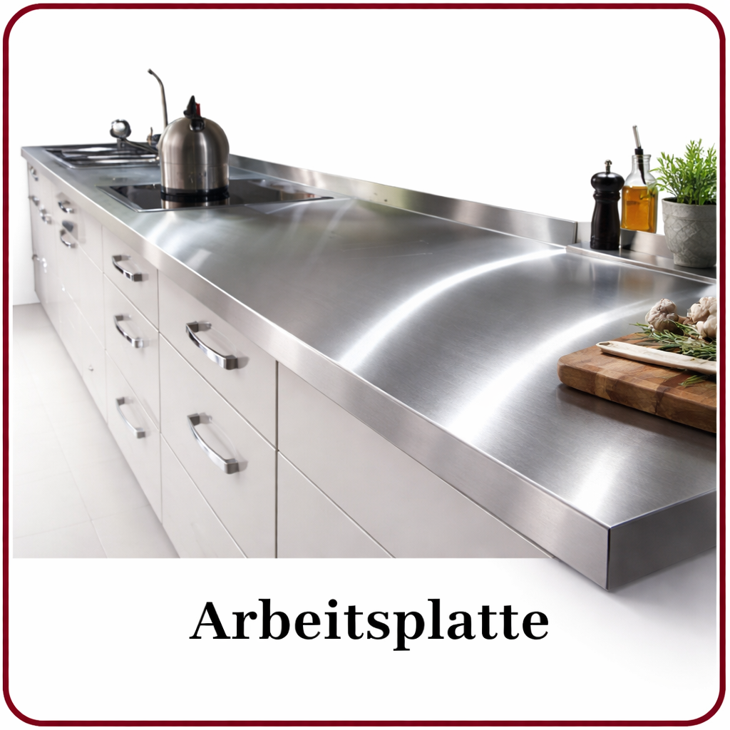 Edelstahl Arbeitsplatten, Küchenarbeitsplatte Edelstahltisch