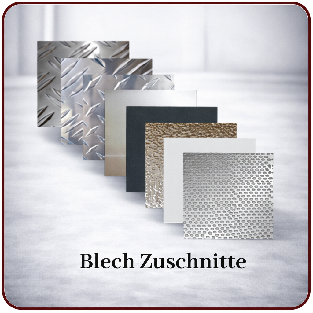 Blechzuschnitt, Platten im Zuschnitt, Blechtafeln
