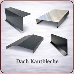 Ortgangblech, Firstblech, Pultdachblech und Mauerabdeckung nach Maß