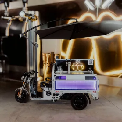 Der kleine Bierwagen zum Mieten