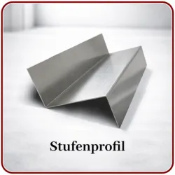 Z-Profile, Stufenprofil aus Alu, V2A