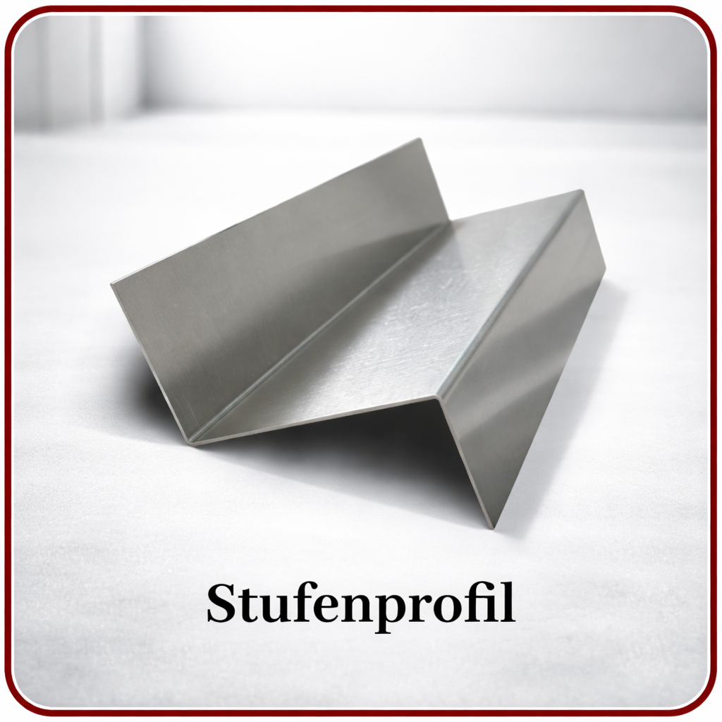 Z-Profile, Stufenprofil aus Alu, V2A