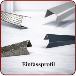 U-Profile, Einfassprofile und Ummantelungsprofile aus Edelstahl oder Aluminium