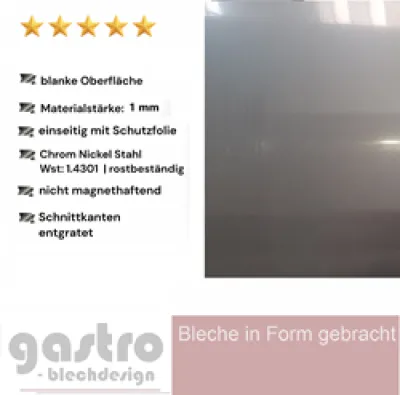 Edelstahl Blech 1mm