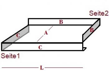Preview: Links Abkantung rechts Aufkantung 
