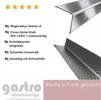 Winkelprofil Edelstahl Kantenschutz