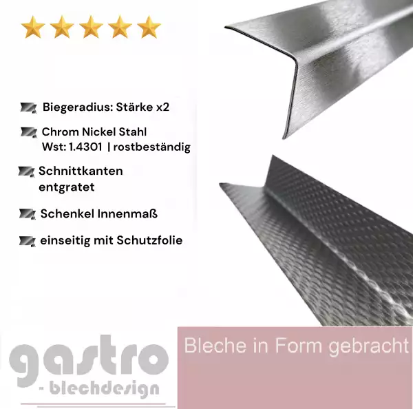 Winkelprofil Edelstahl Kantenschutz