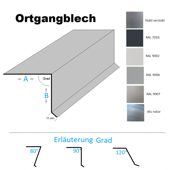 Alu 2-fach Winkel Stucco 1mm stark ohne Schutzfolie