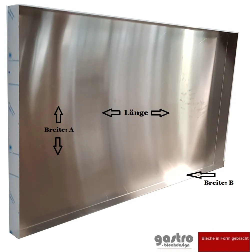Aluminium Wanne auf Maß
